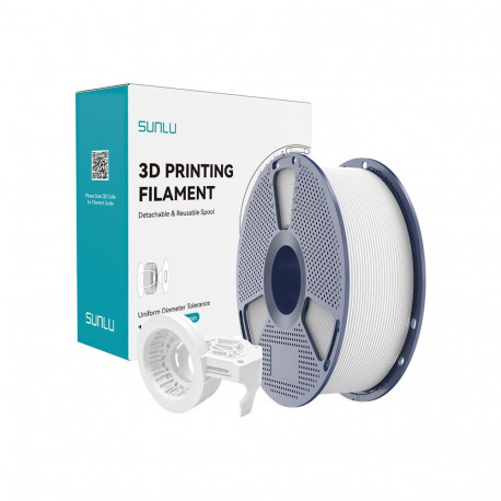 Sunlu PETG High-Speed Matte Filament (White)