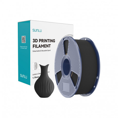 Sunlu PLA Classic Black Filament 1.75mm 1KG