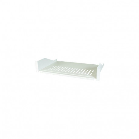 Riiul 2U sügavus 400mm kandevõime 25kg, hall