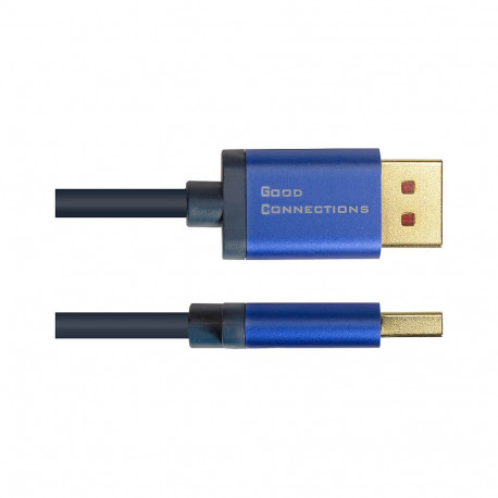 "Good Connections Kabel DP1.4-St.-HDMI2.0-St. blau 2m"
