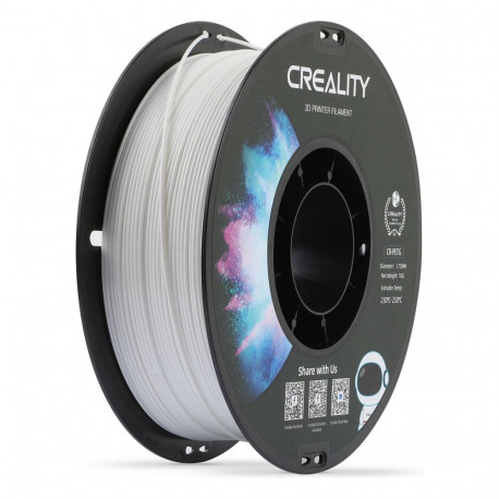 "Creality CR-PETG Filament White, 3D-Filament (wei, 1 kg, 1,75 mm, auf Rolle)"
