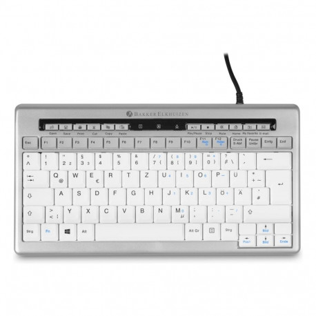 BakkerElkhuizen klaviatuur S-board 840 kompaktne USB (QWERTZ)