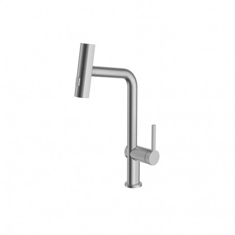 tõmmatav köögisegisti roostevaba teras