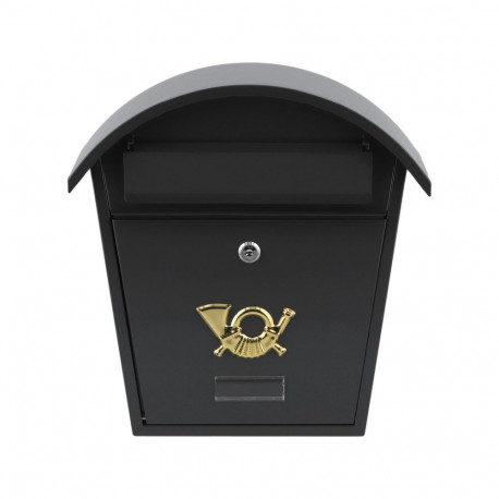 Vorel Mailbox 78586, 380x320x105mm, 0.6mm, 220mm, steel, galvanized, graphite, key, 2 keys