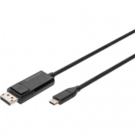 Digitus adapter cable USB-C  DisplayPort (black, 2 meters)