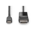 Adapterkaabel USB-C–DisplayPort 2m, must