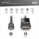 Adapterkaabel USB-C–DisplayPort 2m, must