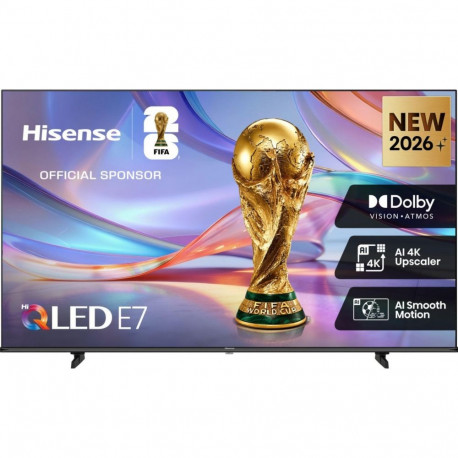 58E7S Hi-QLED-Fernseher (146 cm (58 Zoll), schwarz, UltraHD/4K, Triple Tuner)