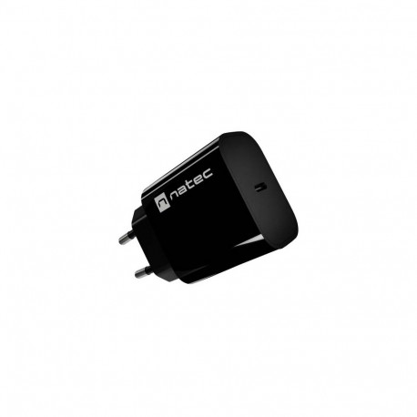 NATEC USB-laadija RIBERA 1x USB-C 20W, must