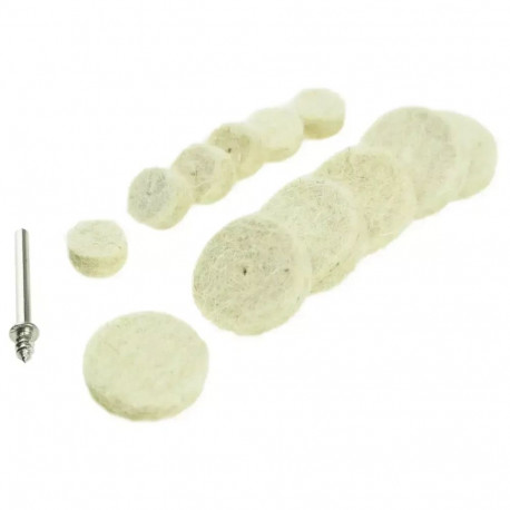 Poleerimisvildid, 13 tk komplekt