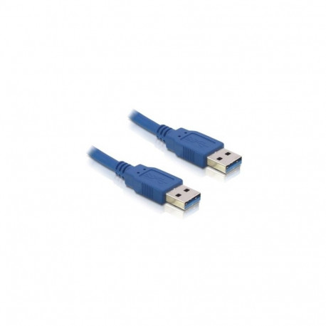 DeLOCK USB 3.0-A male/male - 1m USB cable USB A Blue