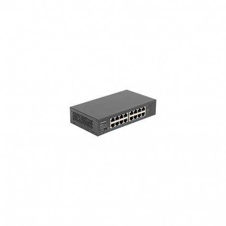 "LANBERG Switch RSGE 16-Port 1GB unmanaged Gigab.Eth. 10/19"