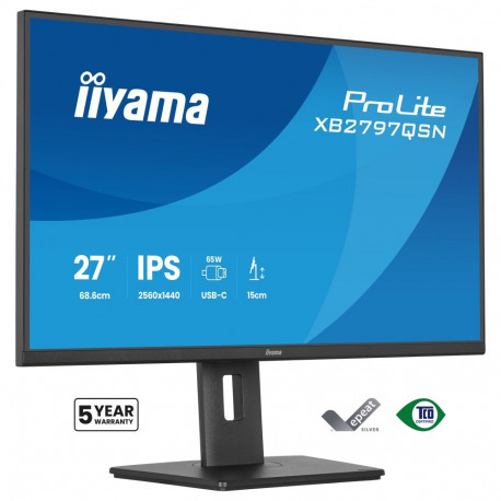 "IIYAMA 68.6cm (27"") XB2797QSN-B1 16:9 HDMI+DP+USB-C IPS"
