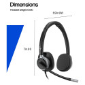 "Poly Mission 625 Stereo USB Wired Headset (Bulk)"