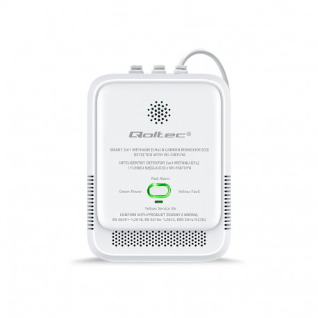 Natural gas and carbon monoxide leak detector
