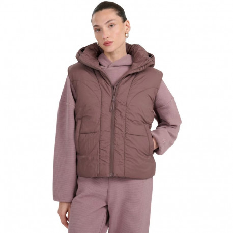 Kamizelka damska 4F F299 ciemny brązowy 4FWAW25TVJAF299 80S 2XL