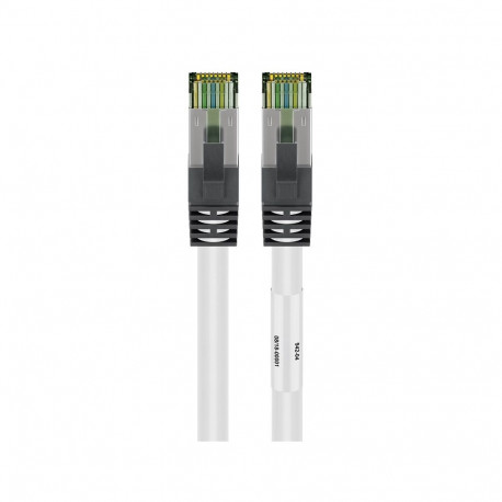 Goobay CAT 8.1 Patch Cord, S/FTP (PiMF), white 0.25 m