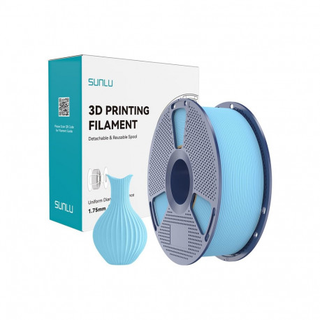 3D Printing Filament - Sunlu PLA Classic Blue 1.75 mm 190–230°C Matte Finish Blue