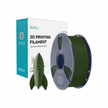 3D Printing Filament - Sunlu High-Speed PLA 1.75mm for FDM Printers, Olive