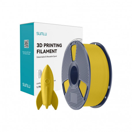 3D Printing Filament - Sunlu PLA High-Speed 100 mm/s Yellow