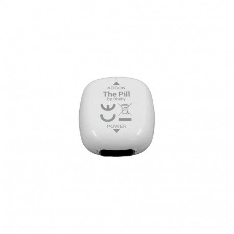 Smart Home Sensor - Shelly The Pill Humidity And Temperature Monitor Wi-Fi Bluetooth White
