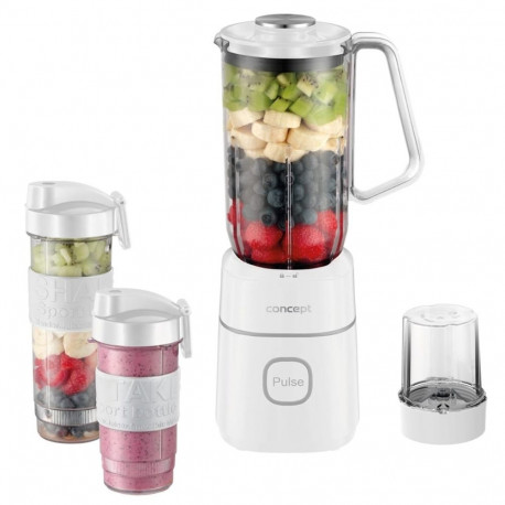 Blender - CONCEPT SM3491 700W Cup Blender With Grinder, 1L White