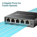 Networking Switch - TP-Link 5-Port Gigabit Easy Smart Switch, VLAN, QoS, Web Management - Black
