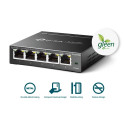 Networking Switch - TP-Link 5-Port Gigabit Easy Smart Switch, VLAN, QoS, Web Management - Black