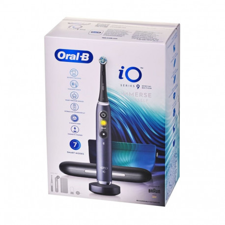 Electric Toothbrush - Oral-B iO9 Limited Edition 7 Modes, Rechargeable, Black