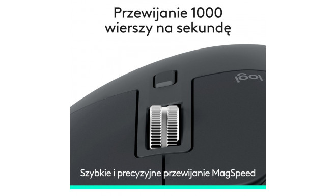 Logitech MX Master 3S, grafiit