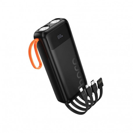 Powerbank Hoco 20000 mAh 2A with built-in cables USB A + USB C+ Lightning + Micro USB and double lig