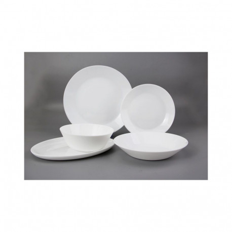 tasapinnaline taldrik 25.4cm valge