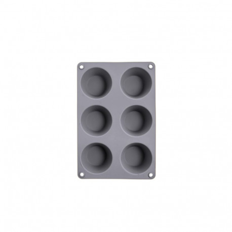 PAN MUFFIN SILICON 6 CUPS 23.7X16X3CM