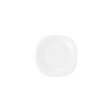PLATE SQUARE 20.3CM WHITE