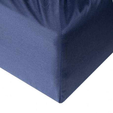 FITTED SHEET SATEEN 180X200+25 NAVY