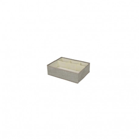 BOXSTORAGE 4 sektsiooniga 33x23.5x9cm beež karp