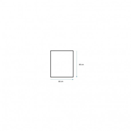 lihtne B-EDGE riputatav peegel 80x60cm
