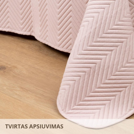 BEDSPREAD MICRO 160X220 CM HERRING PINK