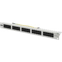 Digitus CAT 3 ISDN patch panel, unshielded, 50 port (gray, 1 U)