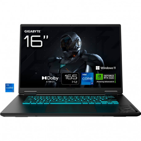 GigaByte GAMING A16 CWHI3DEC94SH (gray, Intel Core? i7-13620H, NVIDIA GeForce RTX 5070, 16 GB DDR5, 