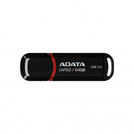 DashDrive USB-mälupulk UV150 64GB USB-A 3.2 Gen 1, must/punane