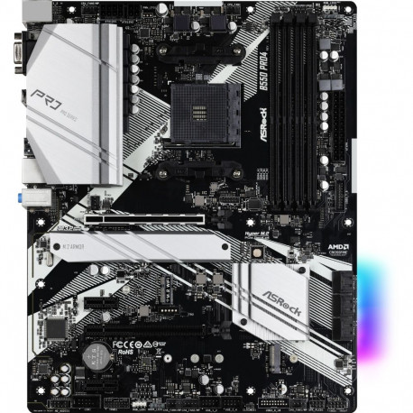 B550 Pro4, must/hõbe