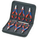 Knipex electronics pliers set 002016 - 7 pieces
