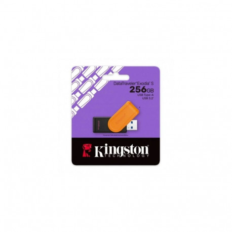 Kingston Pendrive 256GB DataTraveler Exodia S USB 3.2 Black/ Orange EU (DTXS/256GB)