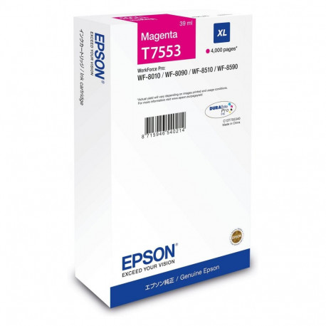 "EPSON Tinte magenta 39.0ml WF Pro 8xxx, ''XL''"