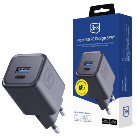 Laadija GaN 33W QC4+ PPS AFC FCP SCP, must