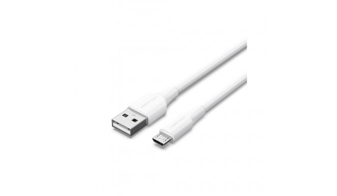 CABLE USB2.0 TO MICRO-B/2M WHITE CTIWH VENTION