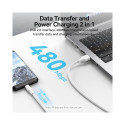CABLE USB2.0 TO MICRO-B/2M WHITE CTIWH VENTION