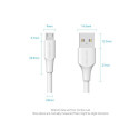 CABLE USB2.0 TO MICRO-B/1M WHITE CTIWF VENTION