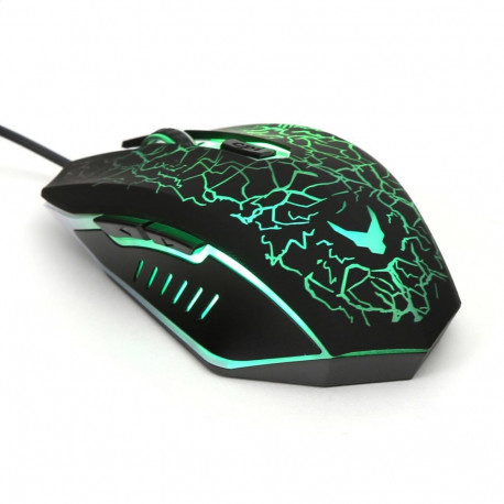 VARR GAMING MOUSE VGM-B02 800-1200-1600-2400 DPI LED BLACK